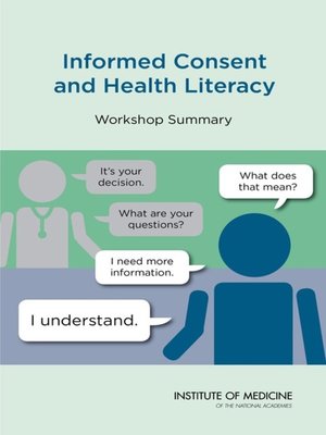 cover image of Informed Consent and Health Literacy